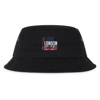 J'aime Londres Angleterre - Bob Enfant - noir - Devant