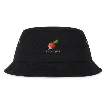 Ölrettich Hobbykoch Gastronomie Humor Geschenk - Kinder Bucket Hat - Schwarz - Vorne