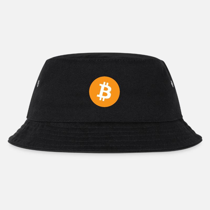bitcoin Logo - Kinder Bucket Hat - Schwarz