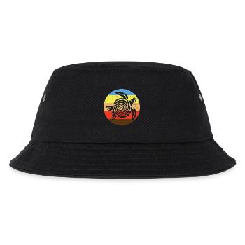 Barbudan Turtle Retro - Kids’ Bucket Hat - black - Front