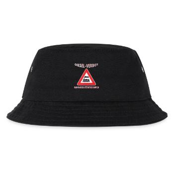 Dieselverbot? Fahre Dampflok - Tolle geschenkidee - Kinder Bucket Hat - Schwarz - Vorne