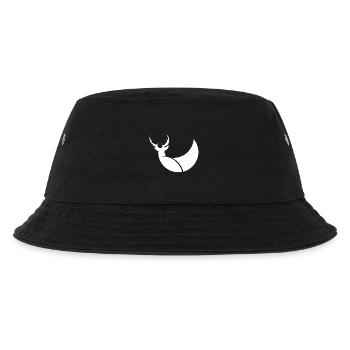 Reh Hirsch Design Logo Illustration Geschenk Idee - Kinder Bucket Hat - Schwarz - Vorne