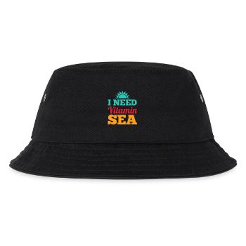 I NEED VITAMIN LAKE - Beach Please Gift Sea - Kids’ Bucket Hat - black - Front