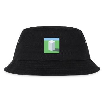 Der Quader - Kinder Bucket Hat - Schwarz - Vorne