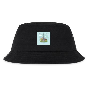 I love Paris - Kinder Bucket Hat - Schwarz - Vorne