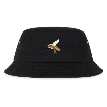 Biene - Kinder Bucket Hat - Schwarz - Vorne