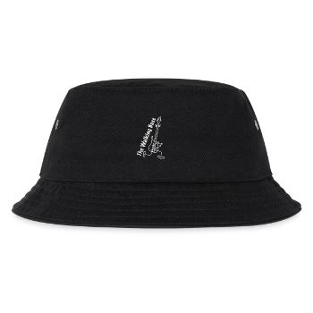 walking bass - Kinder Bucket Hat - Schwarz - Vorne