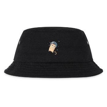 Cat - Outer Space - Kitten - Outer Space - Kids’ Bucket Hat - black - Front