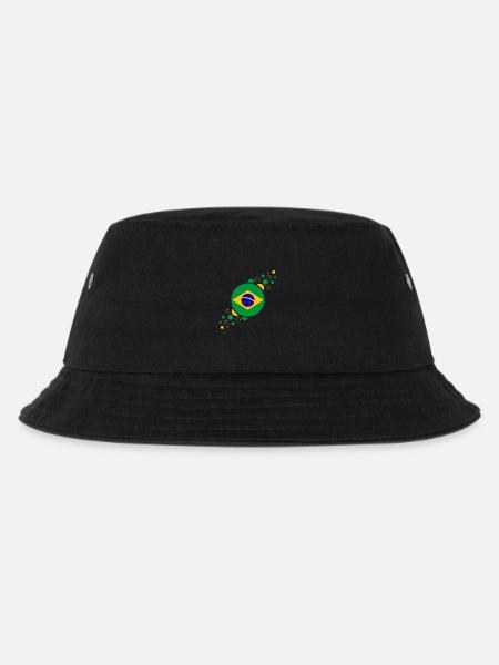 Brasilien wm - Kinder Bucket Hat - Schwarz
