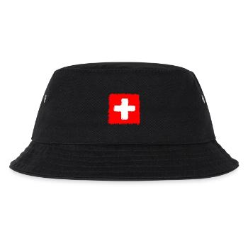 Swiss flag - Kids’ Bucket Hat - black - Front