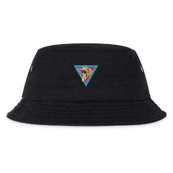 Leopard - Kinder Bucket Hat - Schwarz - Vorne