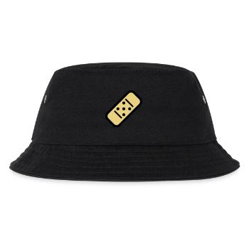 Comic Pflaster - Kinder Bucket Hat - Schwarz - Vorne