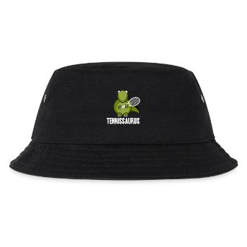 Dinosaur Tennis T-Rex Gift Idea - Kids’ Bucket Hat - black - Front