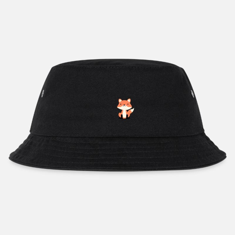 Fox - Kids’ Bucket Hat - black