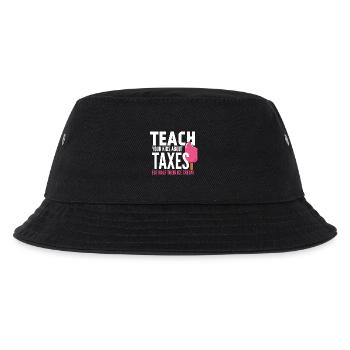 Steuern - Eiscreme - Hälfte - Beibringen - Kinder Bucket Hat - Schwarz - Vorne