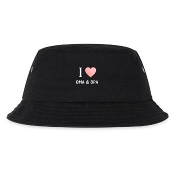 J'aime grand-mère et grand-père - Bob Enfant - noir - Devant