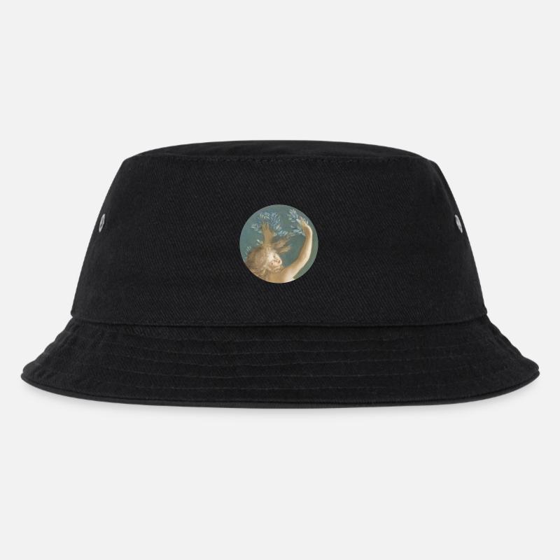 Daphne wird zu einem Lorbeerbaum - Kinder Bucket Hat - Schwarz