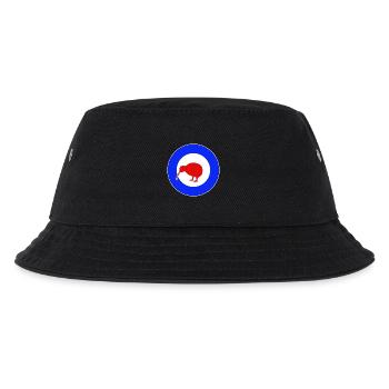 Kiwi Mod - Kinder Bucket Hat - Schwarz - Vorne