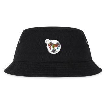 Fußball verbindet Welten- Die Hüter von Orbis - Kinder Bucket Hat - Schwarz - Vorne