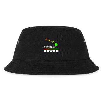 Hawaii Honolulu avec carte / cadeau carte - Bob Enfant - noir - Devant