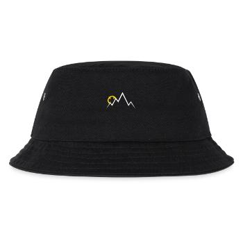 Mountain Bike Sonnenaufgang Berge Geschenk Sport - Kinder Bucket Hat - Schwarz - Vorne