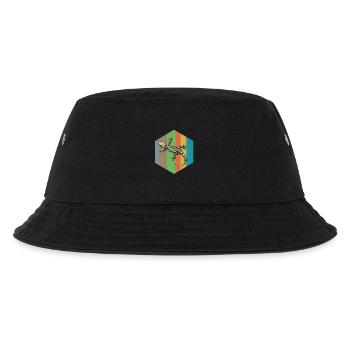Eidechse - Kinder Bucket Hat - Schwarz - Vorne