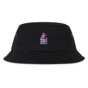Dj dein Song läuft ja gleich - Kinder Bucket Hat - Schwarz - Vorne