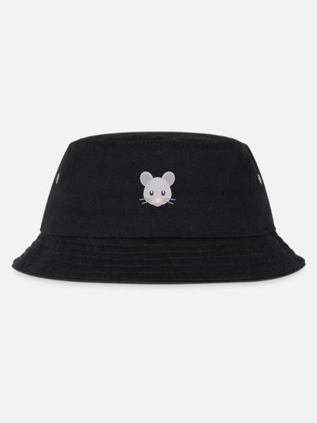 souris grise douce - Bob Enfant - noir