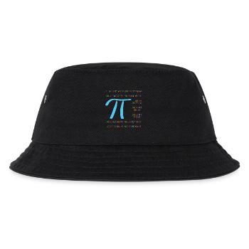 Pi mit 110 Nachkommastellen - Kinder Bucket Hat - Schwarz - Vorne