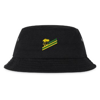 Jamaika Palmen / Geschenk Karibik - Kinder Bucket Hat - Schwarz - Vorne