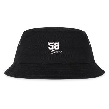 Sivas - Kinder Bucket Hat - Schwarz - Vorne