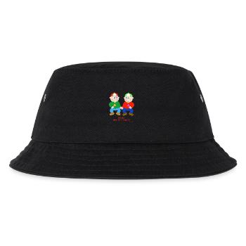 Lustige Zwillinge Sternzeichen - Kinder Bucket Hat - Schwarz - Vorne