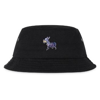 Esel Morgenstund - Kinder Bucket Hat - Schwarz - Vorne