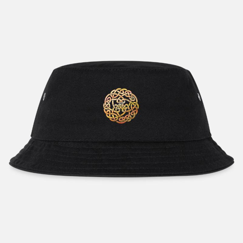 keltischer knoten 5 e 37 - Kinder Bucket Hat - Schwarz