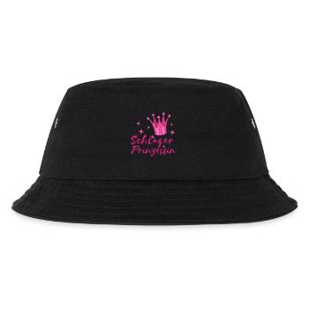 Schlager Prinzessin Statement Volksmusik Fan - Kinder Bucket Hat - Schwarz - Vorne