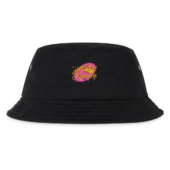 Schlager Königin Volksmusik Fan Musik Statement - Kinder Bucket Hat - Schwarz - Vorne