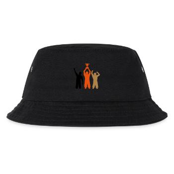 Pokal Meister Finale - Kinder Bucket Hat - Schwarz - Vorne