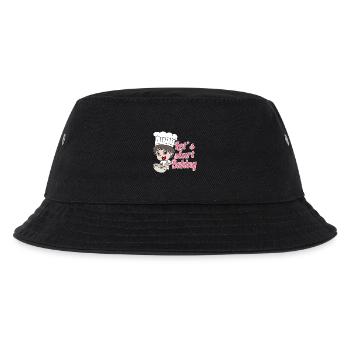 Backen Essen - Kinder Bucket Hat - Schwarz - Vorne