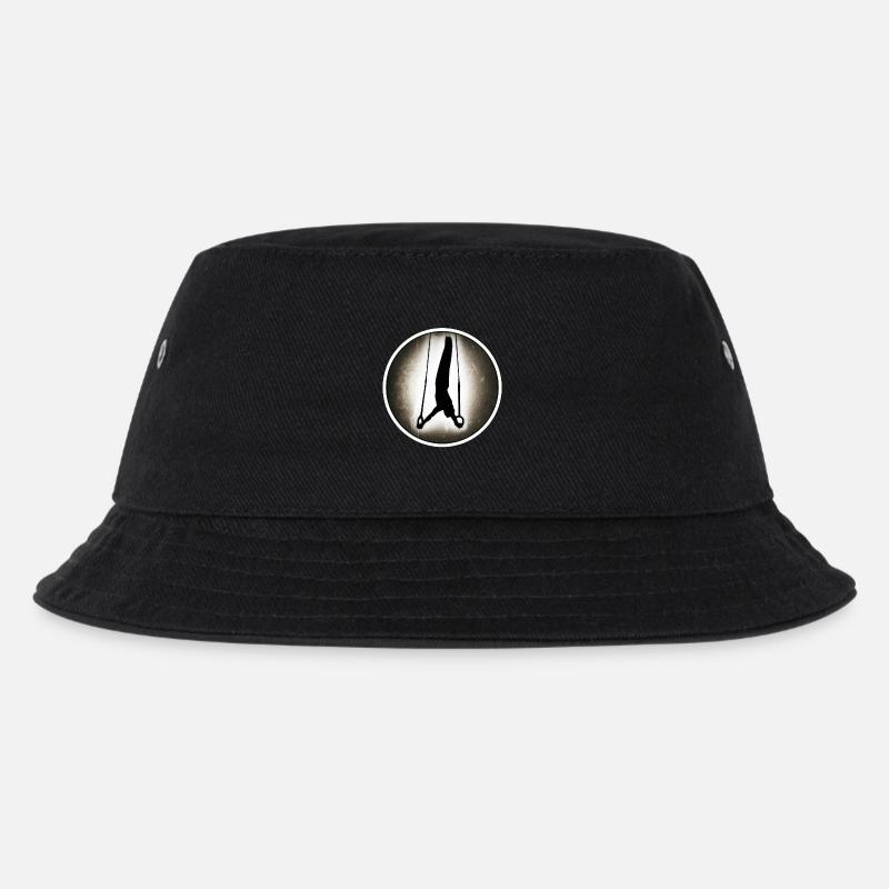 Turnen - Ringe - Kinder Bucket Hat - Schwarz
