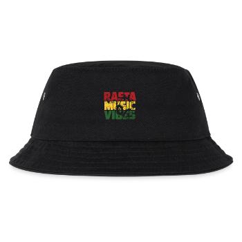 RASTA MUSIC VIBES - Kids’ Bucket Hat - black - Front