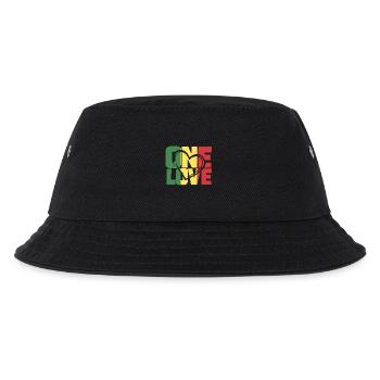 One Love Reggae Palette - Kinder Bucket Hat - Schwarz - Vorne