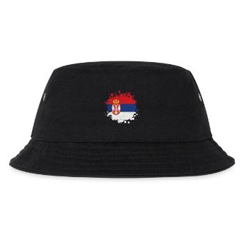 Serbia Blobs / Gift Belgrade Balkan Flag - Kids’ Bucket Hat - black - Front