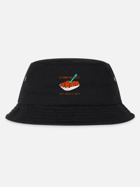 speise currywurst spruch - Kinder Bucket Hat - Schwarz