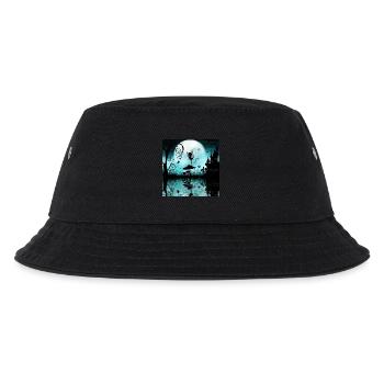 Dancing at night, cute fairy. - Kids’ Bucket Hat - black - Front