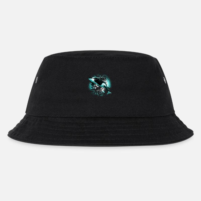 Orca - Kinder Bucket Hat - Schwarz