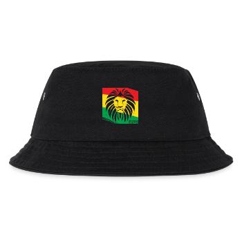 Lion in Rasta style - Kids’ Bucket Hat - black - Front