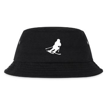 Ski - Kinder Bucket Hat - Schwarz - Vorne
