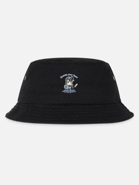 Ritter - Kinder Bucket Hat - Schwarz