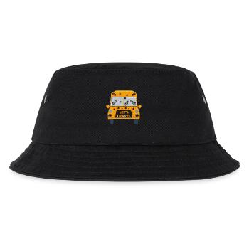 Reise Reisen Urlaub Weltreise Freiheit Backpacker - Kinder Bucket Hat - Schwarz - Vorne