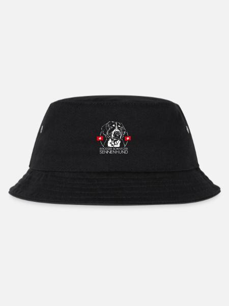 GROSSER SCHWEIZER SENNENHUND Hunde Wilsigns - Kinder Bucket Hat - Schwarz